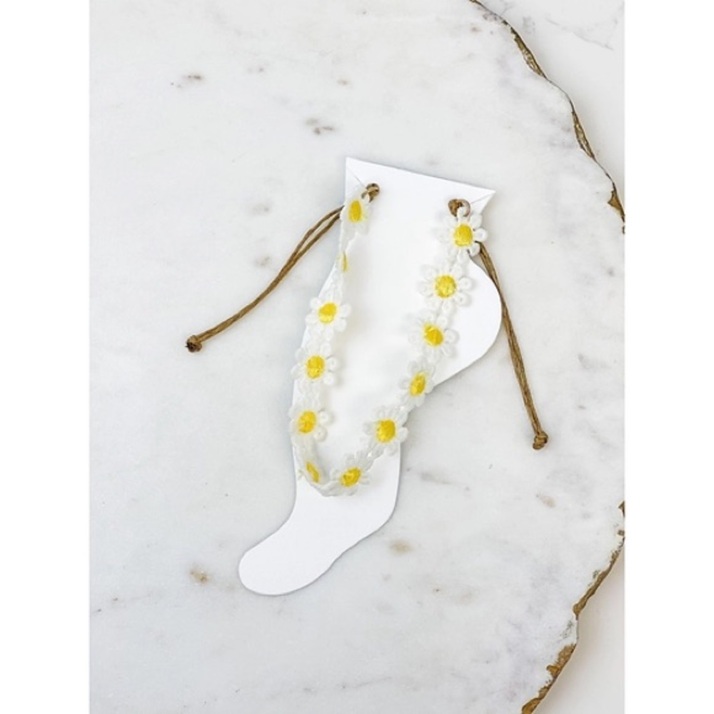 Sunflower Anklet